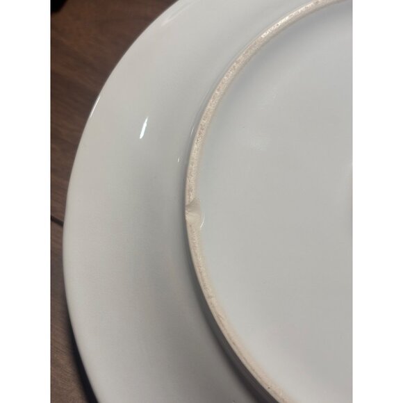 222 Fifth Suzanni Rooster Dinner Plates Set Of 5 Hand Painted Porcelain - Picture 4 of 9